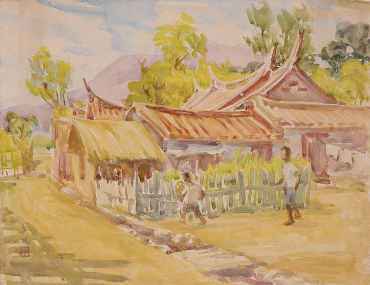 芝山巖農家